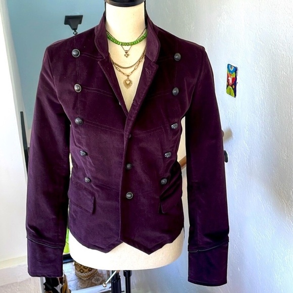 Cut From the Cloth - Deep Purple Military Style - Picture 1 of 5